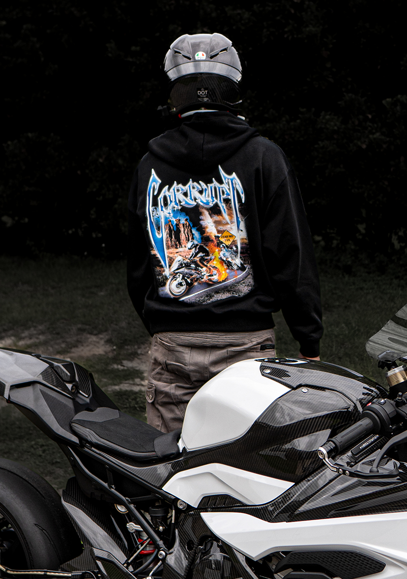 ZZZ777 Hoodie – Blue | Corrupt Brand – Corruptbrand