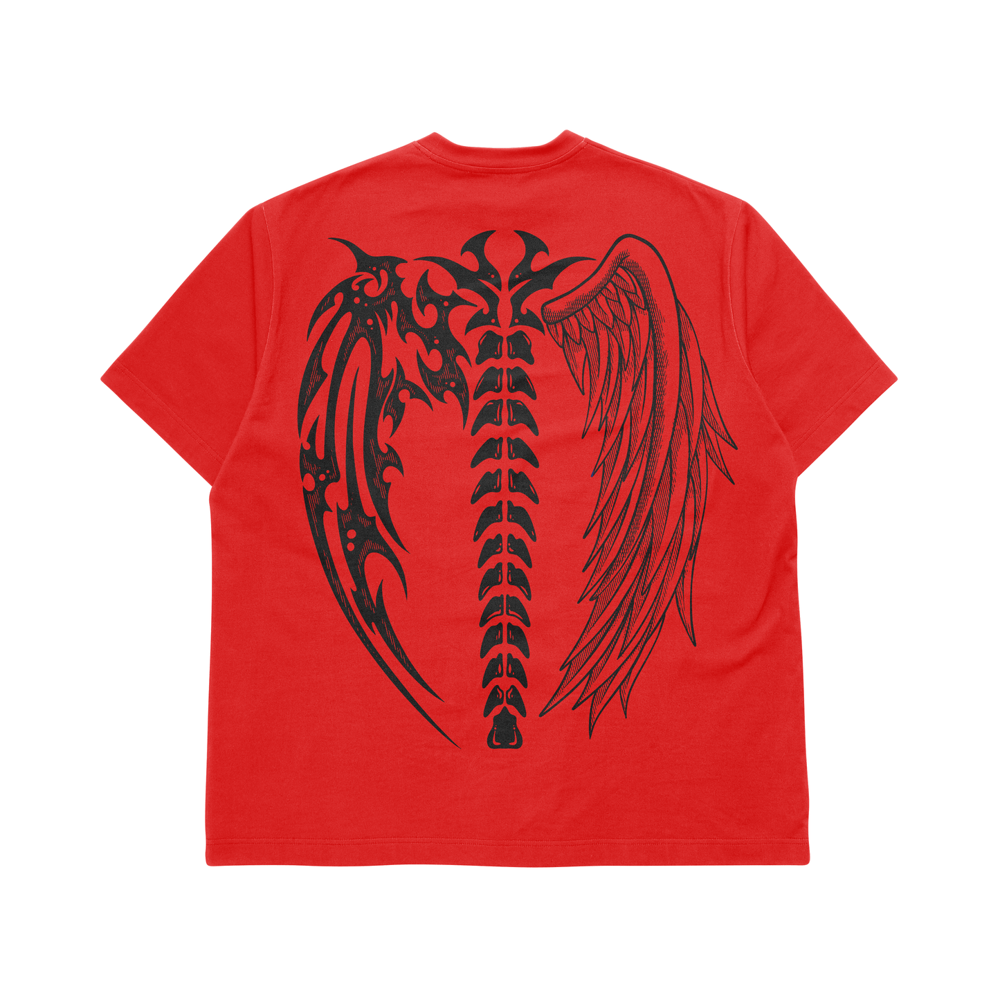 Good & Evil Tee (Lava Red)