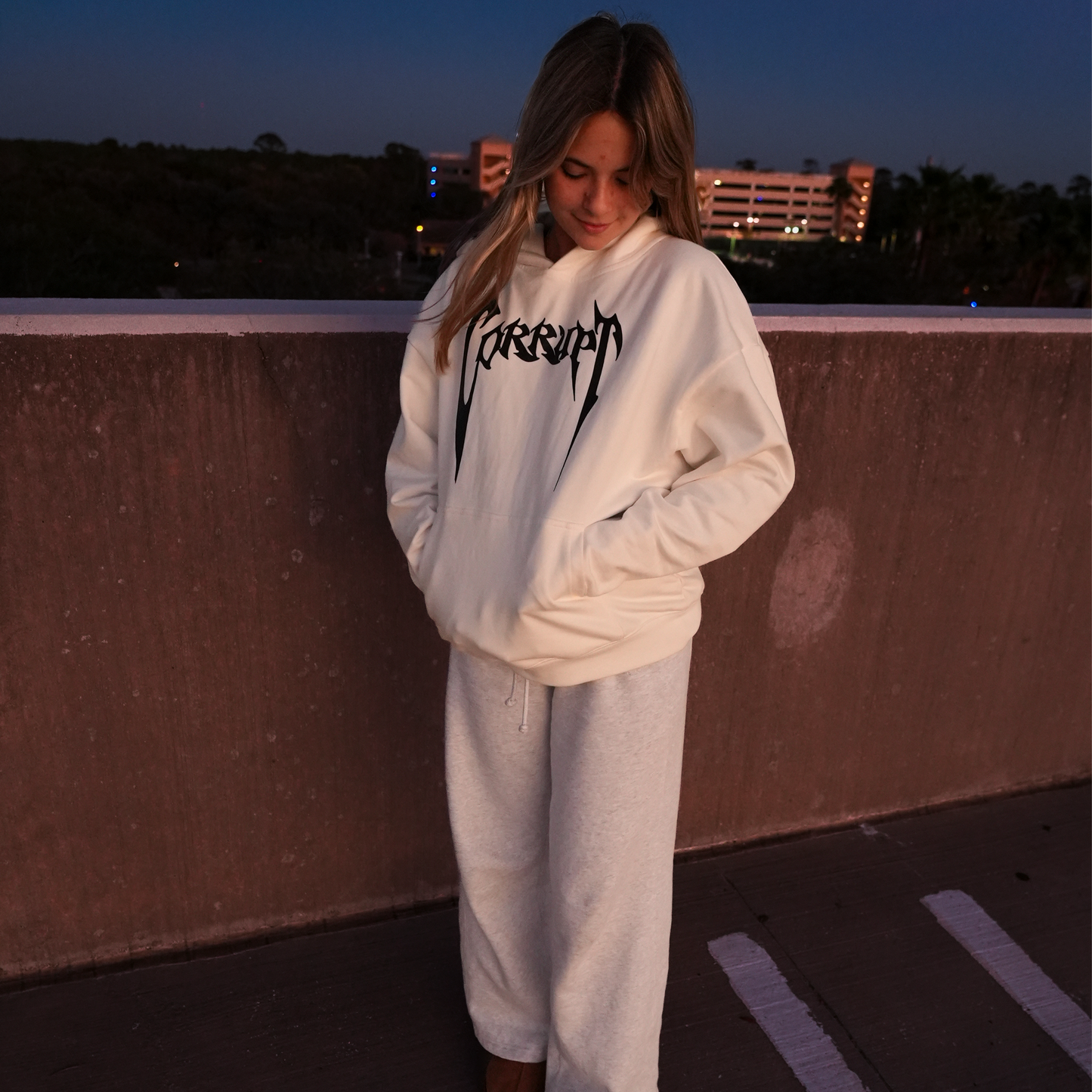 Good & Evil Hoodie (Snow)