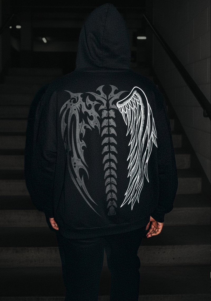 Good & Evil Hoodie (White)