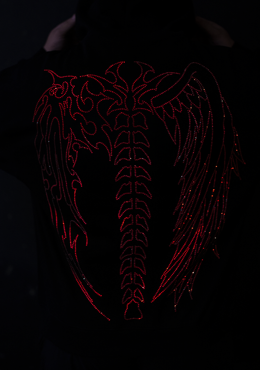 *PRE-ORDER* Good & Evil Hoodie (Ruby)