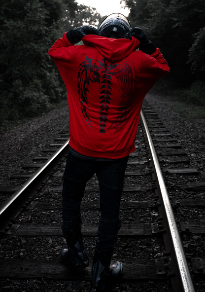 Good & Evil Hoodie (Lava Red)