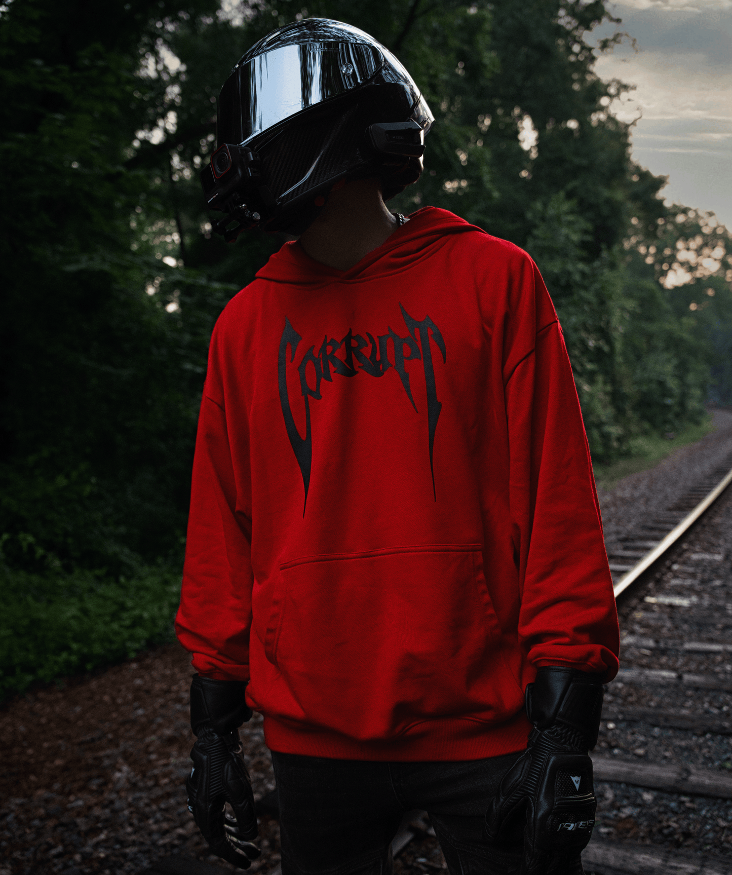 Good & Evil Hoodie (Lava Red)