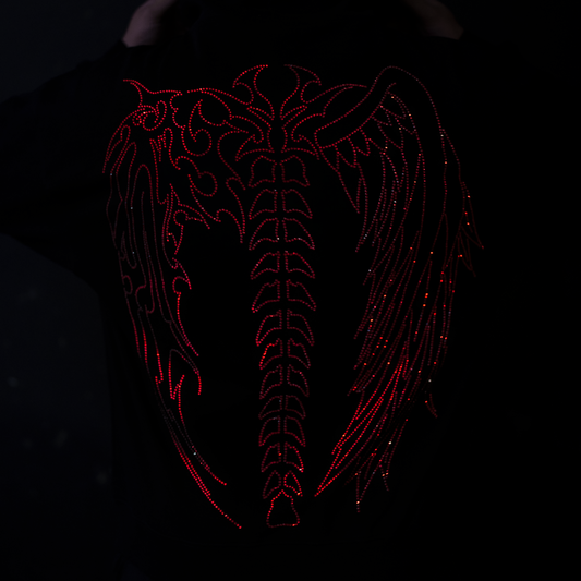 Good & Evil Hoodie (Ruby)