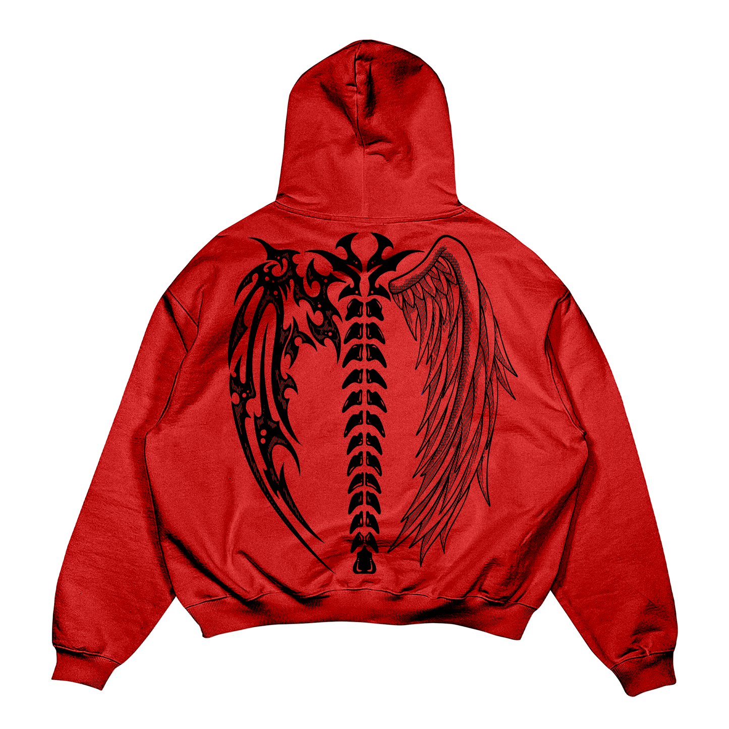 Good & Evil Hoodie (Lava Red)