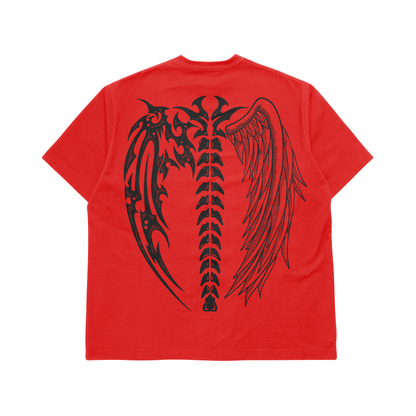 Good & Evil Tee (Lava Red)