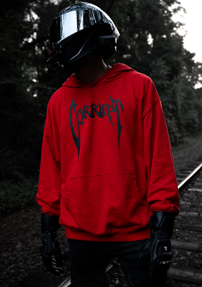 Good & Evil Hoodie (Lava Red)