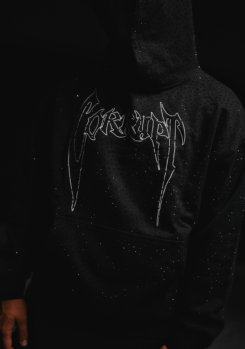 Corrupt VVS Rhinestone Hoodie