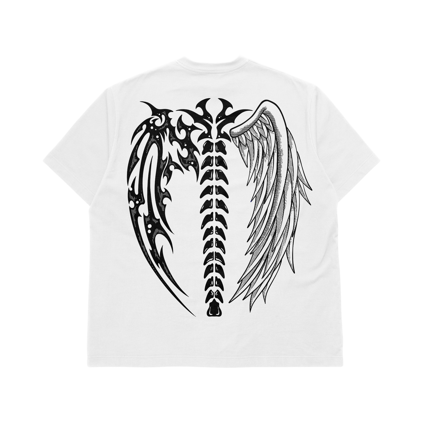 Good & Evil Tee (Snow)