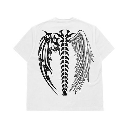 Good & Evil Tee (Snow)