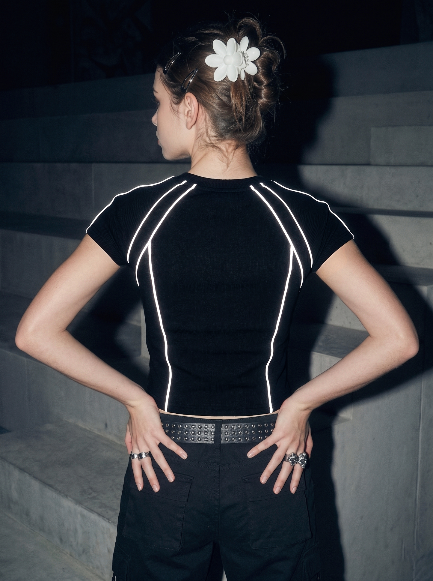 Reflective Compression Baby tee