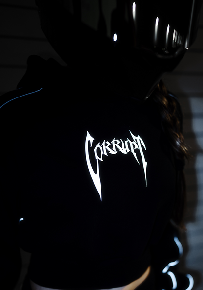 Reflective Cropped Hoodie (VOID)