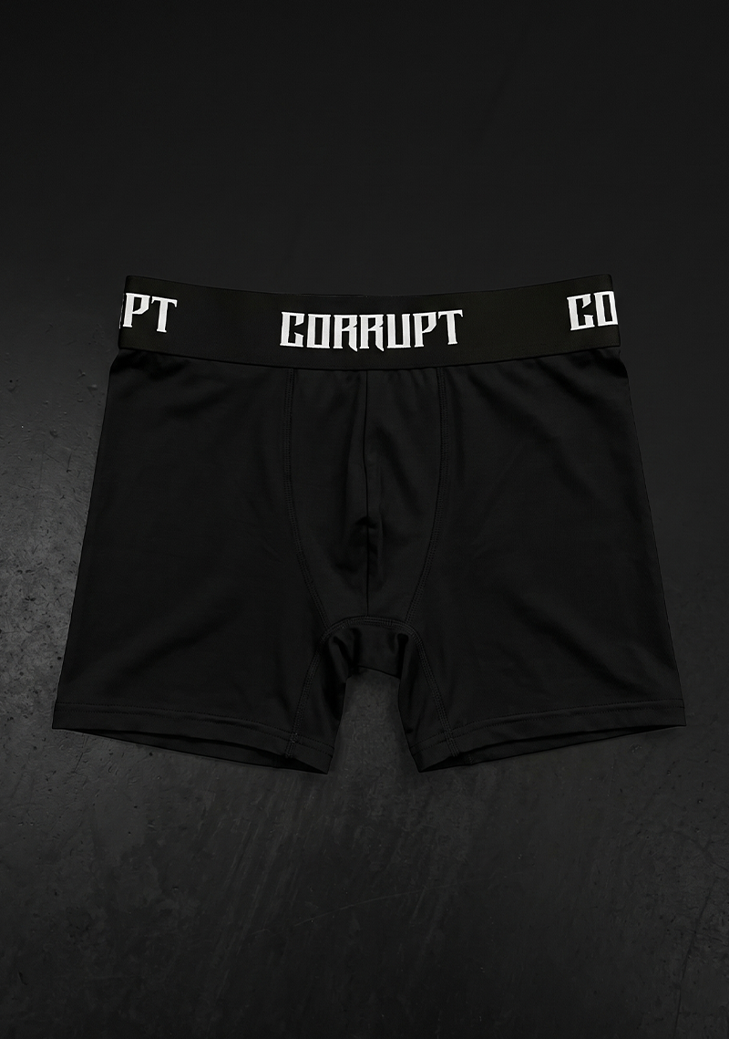 Corrupt Essential Black Boxer Briefs (3-Pack)