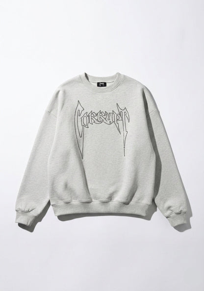 Rhinestone Crewneck (Onyx)