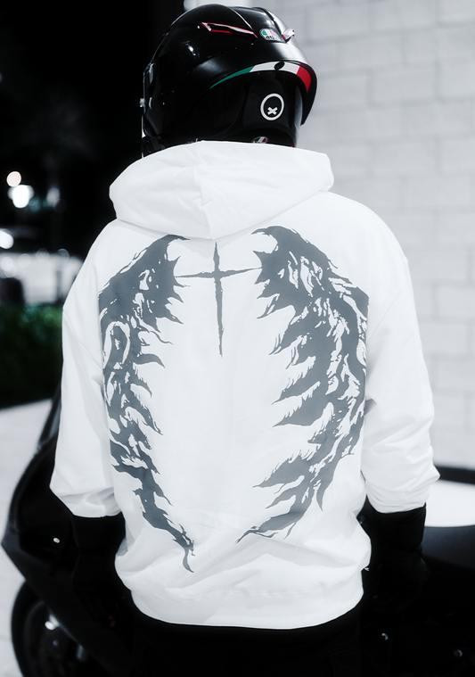 White Good & Evil Hoodie (Saved)