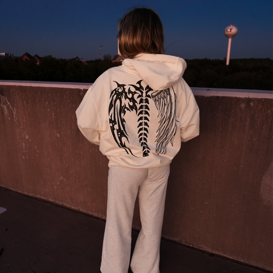 Good & Evil Hoodie (Snow)